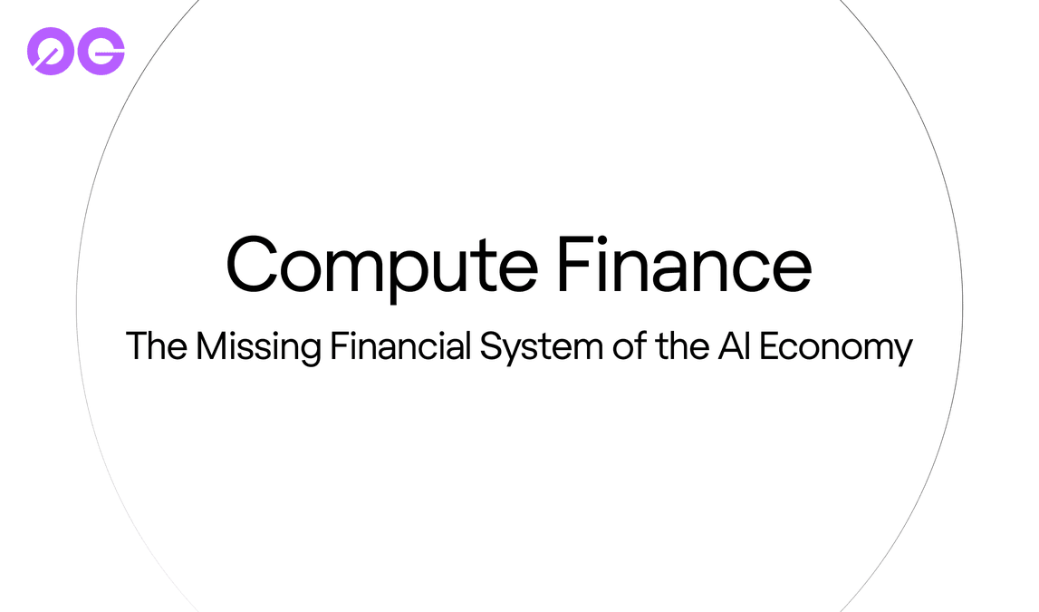 Compute Finance: The Missing Financial System of the AI Economy