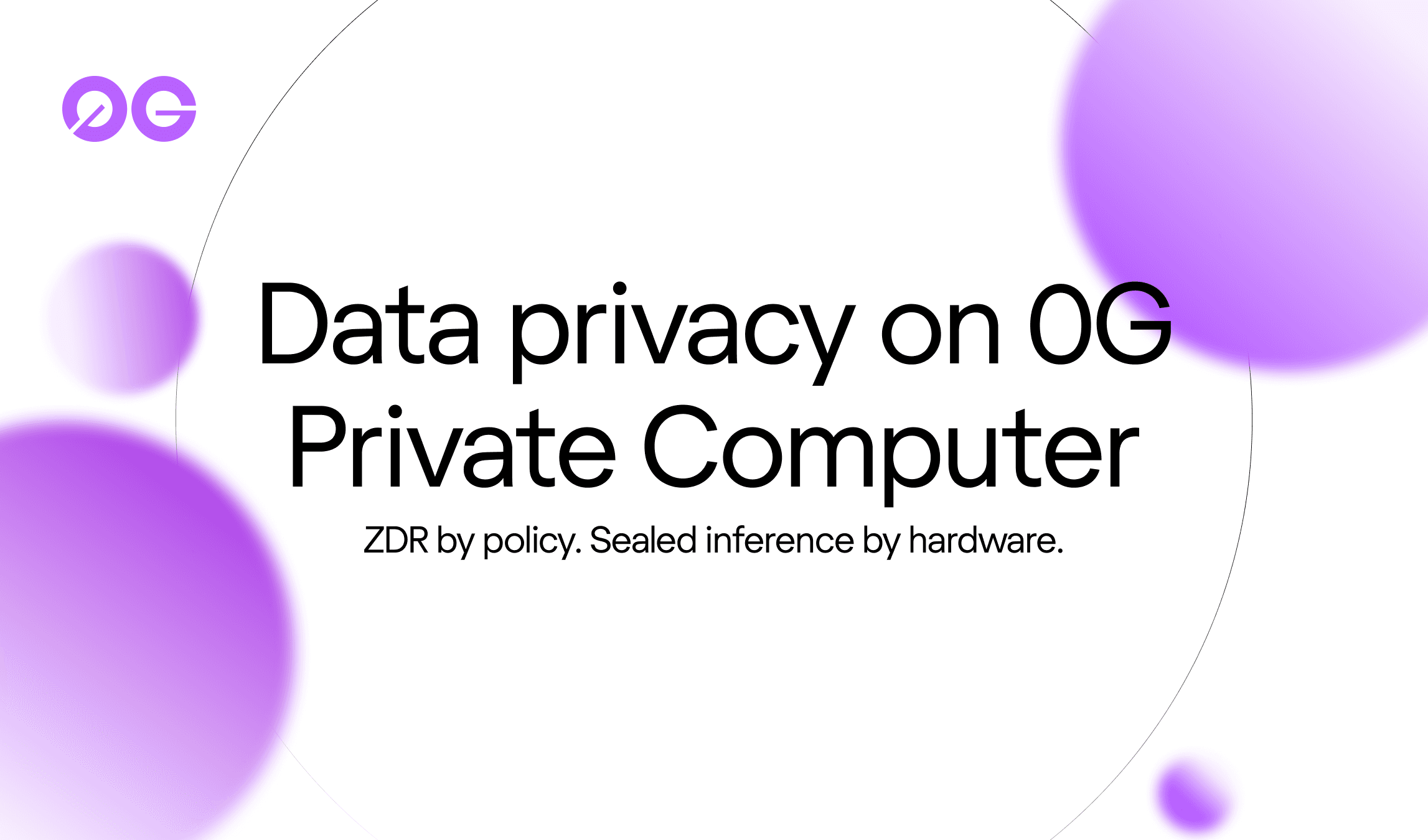 Data privacy on 0G Private Computer