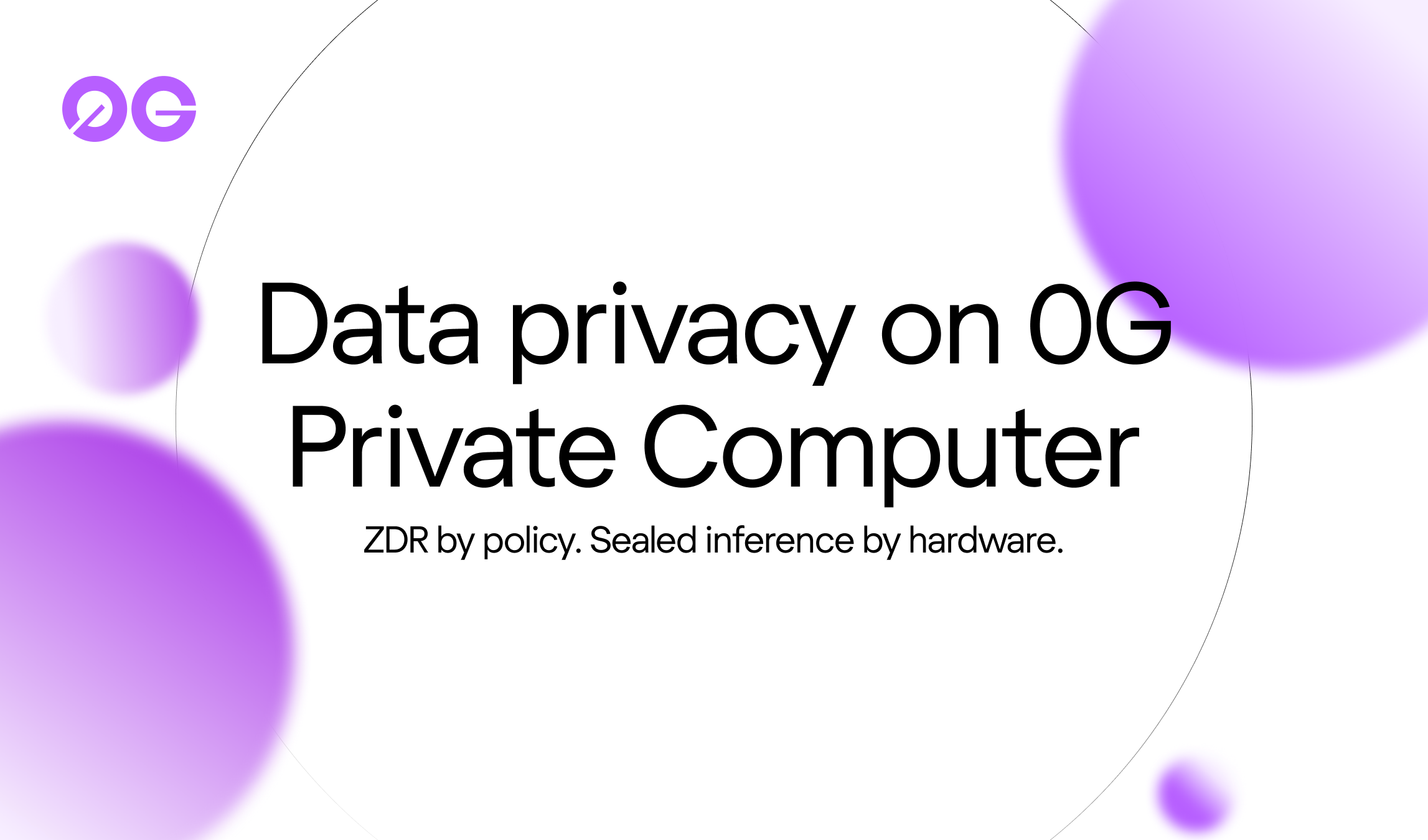 Data privacy on 0G Private Computer